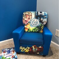 Delta Children Marvel Avengers High Back Upholstered Kids Chair